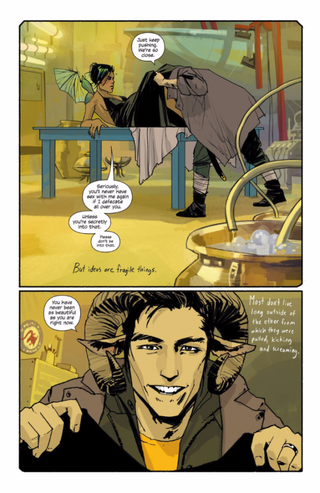 Illustration for article titled Saga Is the Best Comic in the Universe Because It Shows You How Evil Robots Jack Off
